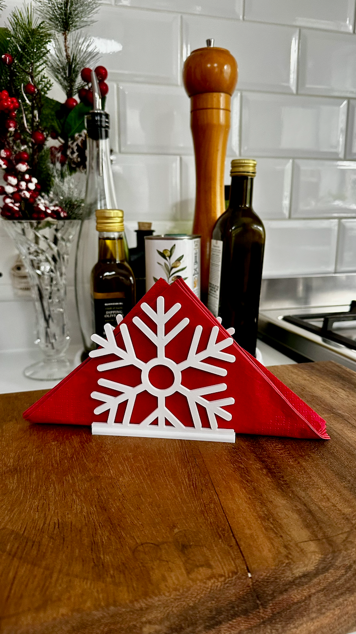 Snowflake Christmas Napkin Holder