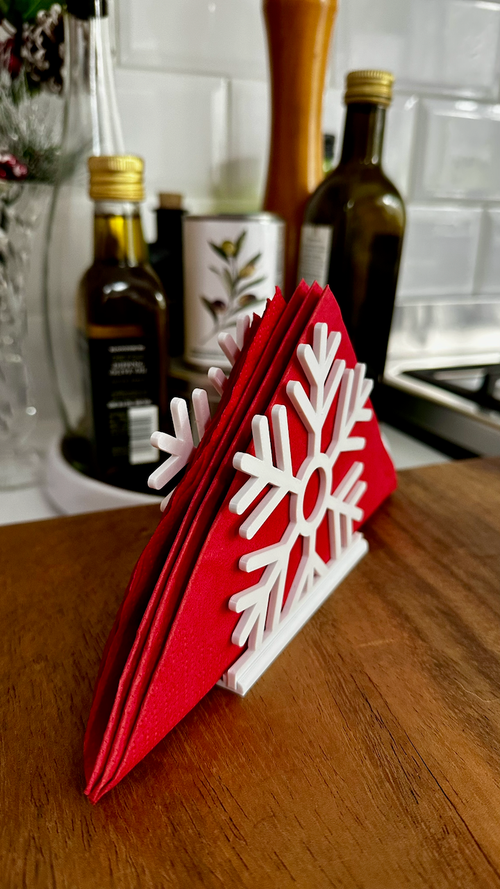 Snowflake Christmas Napkin Holder
