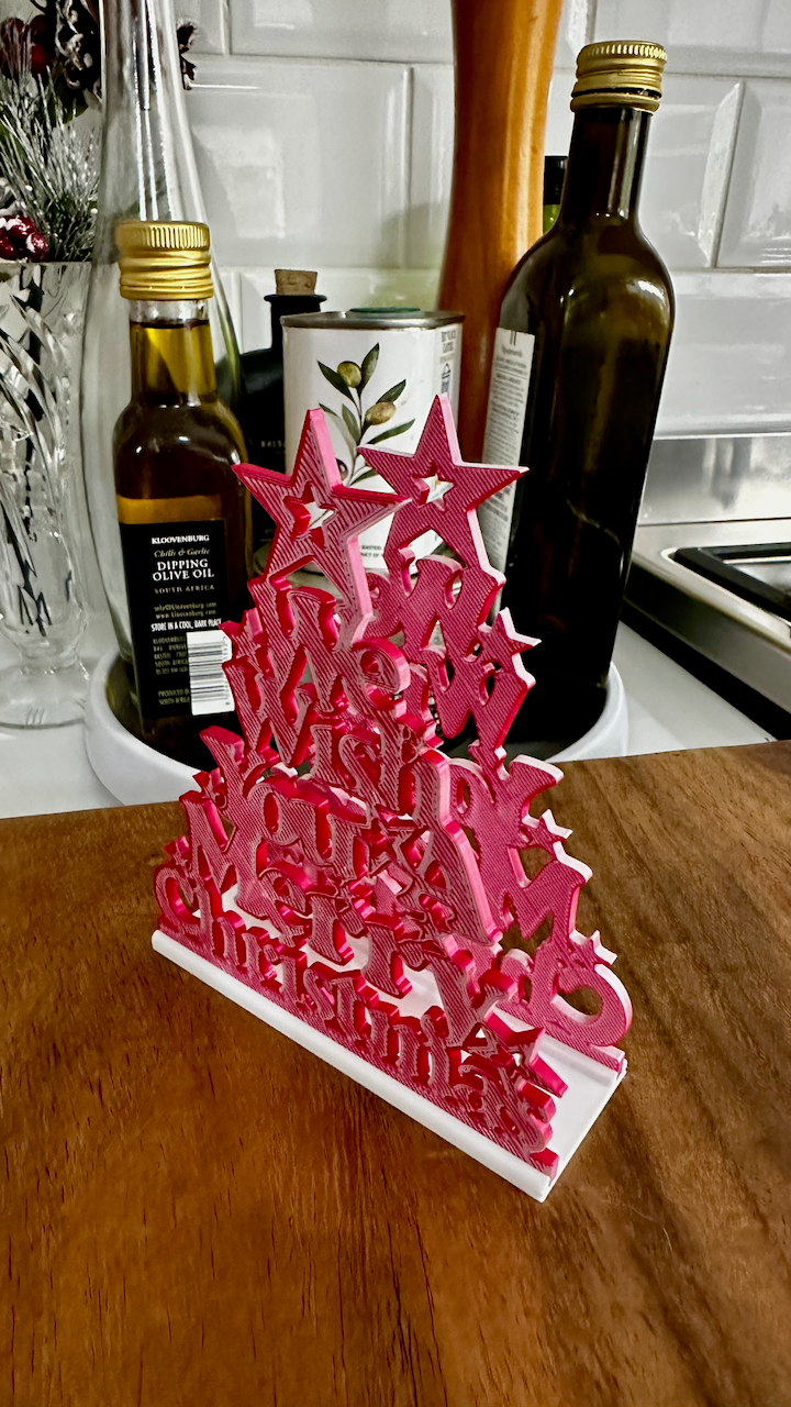 “We Wish You a Merry Christmas” Napkin Holder