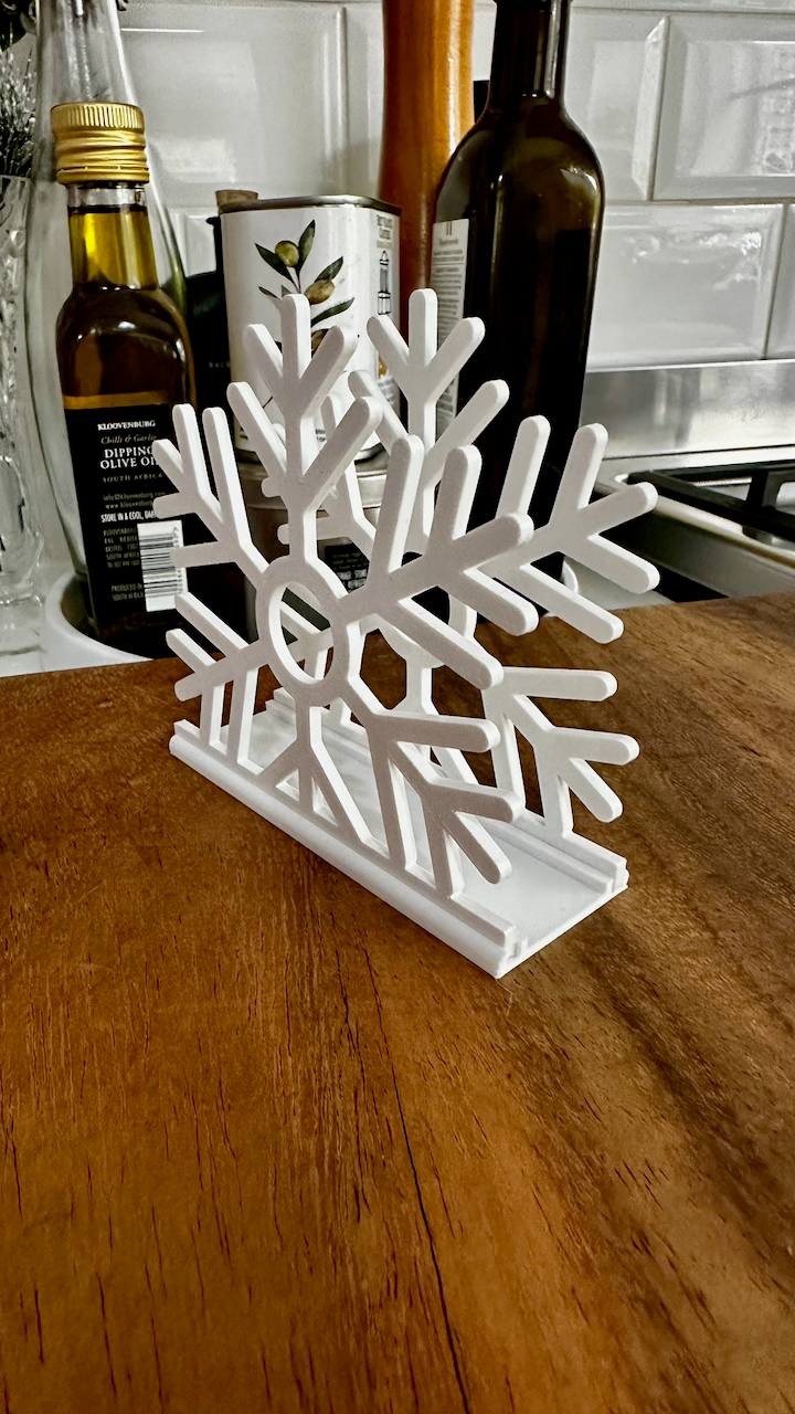 Snowflake Christmas Napkin Holder
