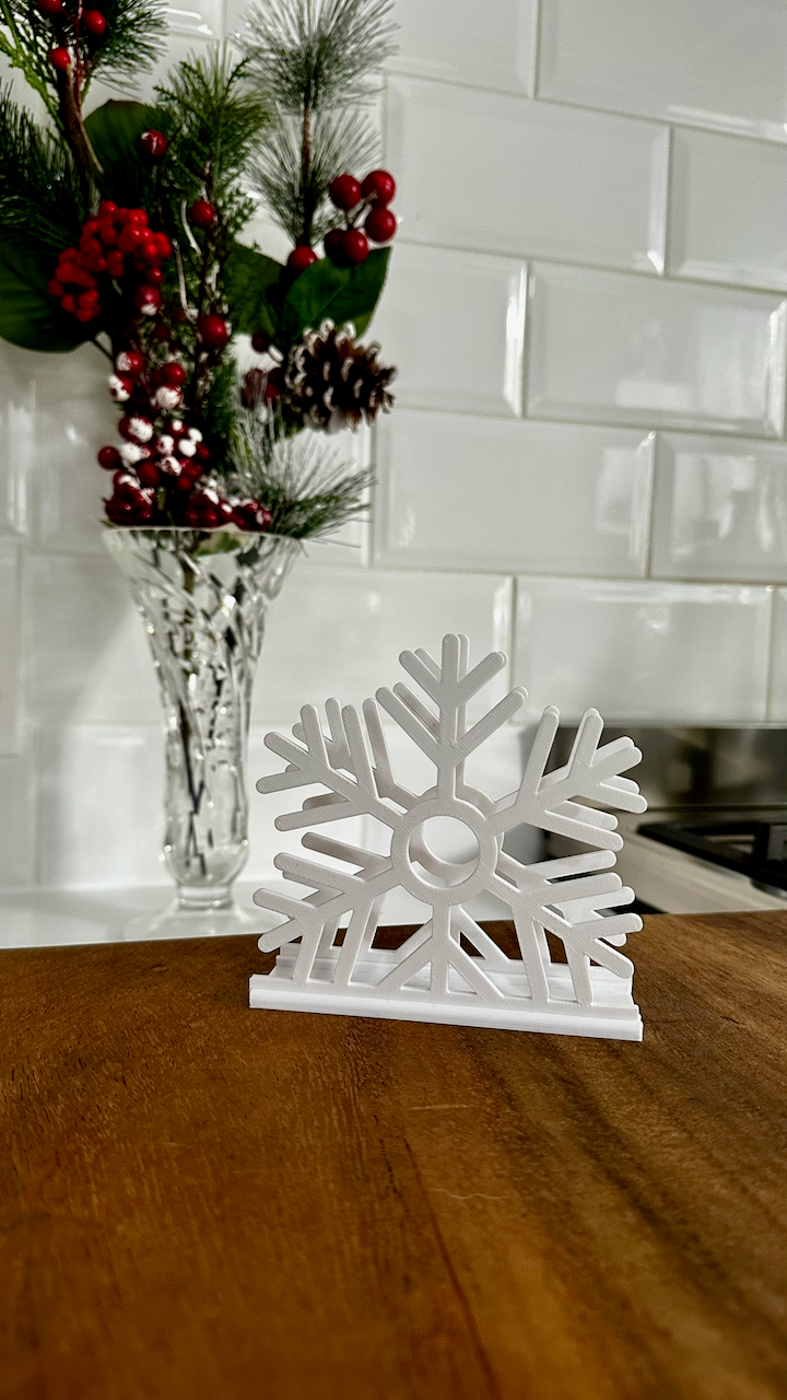 Snowflake Christmas Napkin Holder