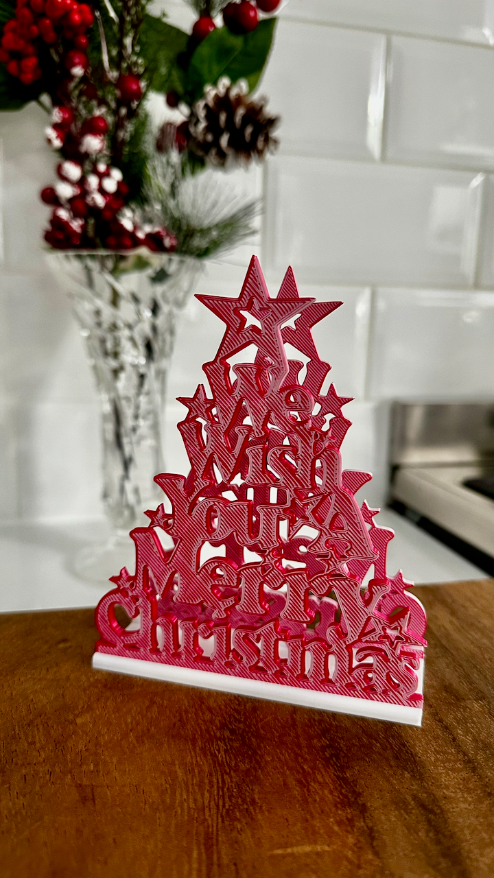 “We Wish You a Merry Christmas” Napkin Holder