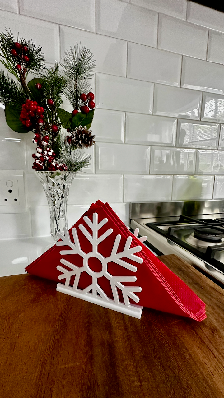 Snowflake Christmas Napkin Holder